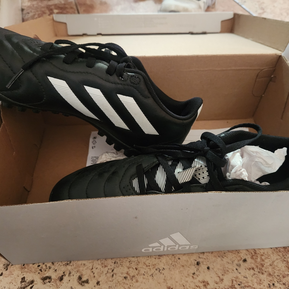 Adidas Kids Black Soccer Shoes